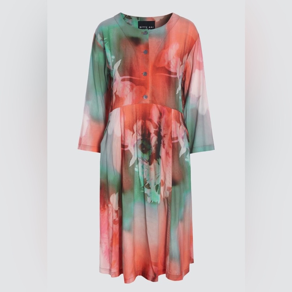NWT Bitte Kai Rand Colour Dream & Domino Dress Tie-Dye Small Scandinavian - Picture 2 of 9